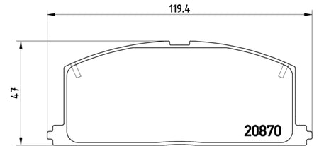 Pastiglie freno anteriori Toyota cod.p83011
