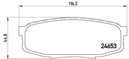 Pastiglie freno posteriori Toyota cod.p83098