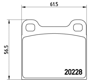 Pastiglie freno anteriori Volkswagen cod.p85003