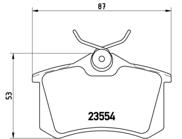 Pastiglie freno posteriori Renault cod.p85017