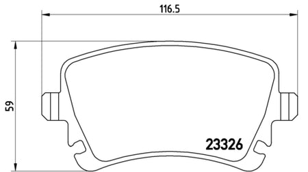 Pastiglie freno posteriori Volkswagen cod.p85064