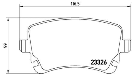 Pastiglie freno posteriori Volkswagen cod.p85076