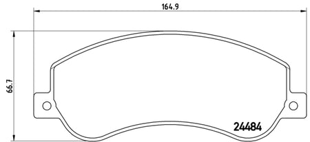 Pastiglie freno anteriori Volkswagen cod.p85115