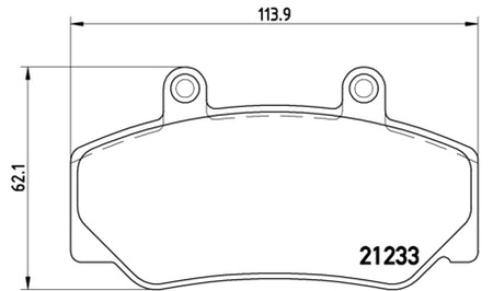Pastiglie freno anteriori Volvo cod.p86006