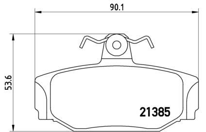Pastiglie freno posteriori Volvo cod.p86009