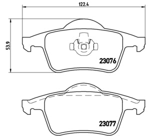 Pastiglie freno posteriori Volvo cod.p86014