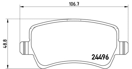 Pastiglie freno posteriori Volvo cod.p86021