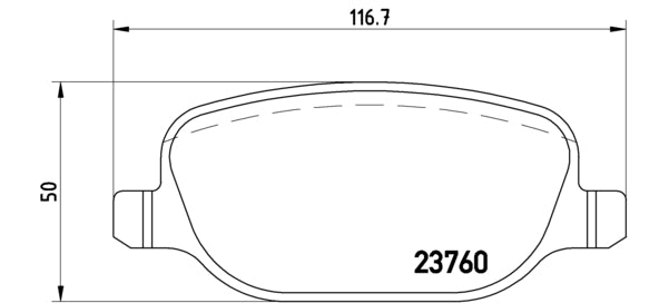 Pastiglie freno posteriori Alfa Romeo 159 cod.p23109