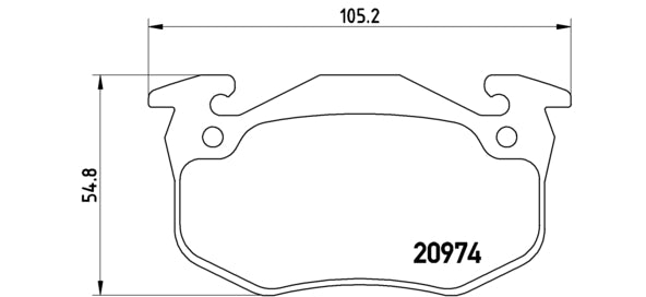 Pastiglie freno posteriori Citroen cod.p61032