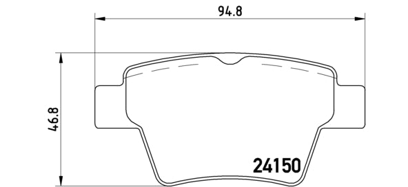 Pastiglie freno posteriori Citroen cod.p61080