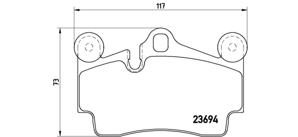 Pastiglie freno posteriori Audi cod.p85070