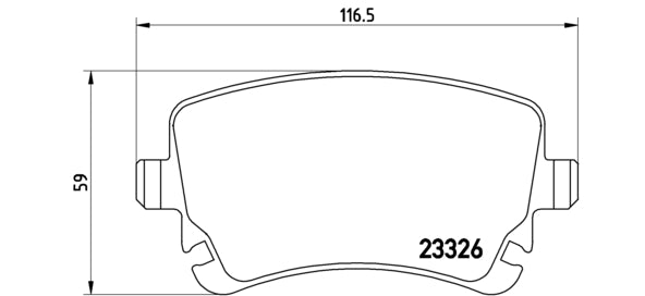 Pastiglie freno posteriori Audi cod.p85076