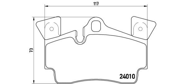 Pastiglie freno posteriori Audi cod.p85088
