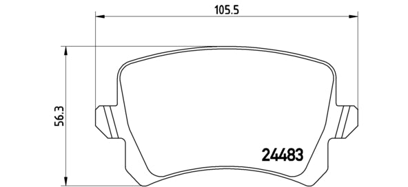 Pastiglie freno posteriori Audi cod.p85109