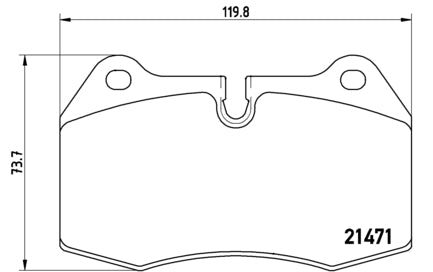 Pastiglie freno anteriori Honda cod.p06018