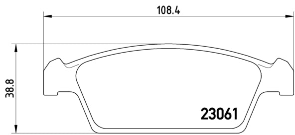 Pastiglie freno anteriori Suzuki cod.p15001