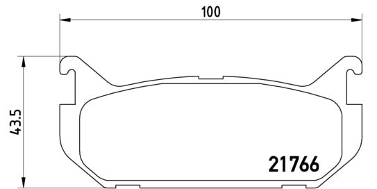 Pastiglie freno posteriori Mazda cod.p24036