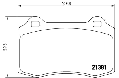 Pastiglie freno posteriori Volvo cod.p36020