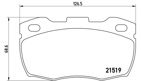 Pastiglie freno anteriori Land Rover cod.p44005