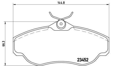 Pastiglie freno anteriori Land Rover cod.p44008