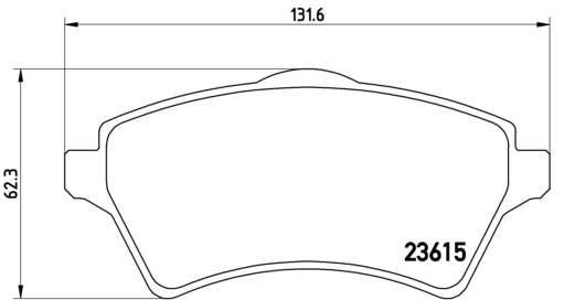 Pastiglie freno anteriori Land Rover cod.p44011