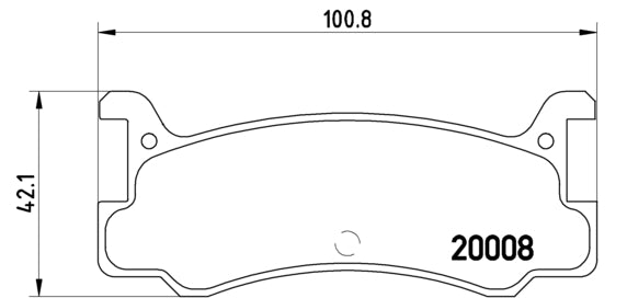 Pastiglie freno posteriori Mazda cod.p49005