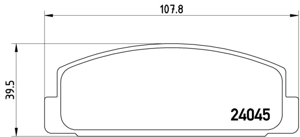 Pastiglie freno posteriori Mazda cod.p49036