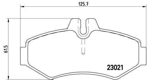 Pastiglie freno posteriori Mercedes cod.p50020