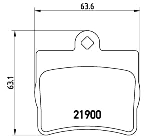 Pastiglie freno posteriori Mercedes cod.p50024