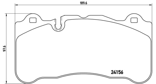 Pastiglie freno anteriori Mercedes cod.p50078