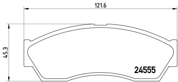 Pastiglie freno anteriori Rover cod.p52019