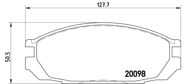 Pastiglie freno posteriori Nissan cod.p56020