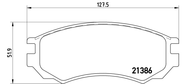 Pastiglie freno anteriori Nissan cod.p56028