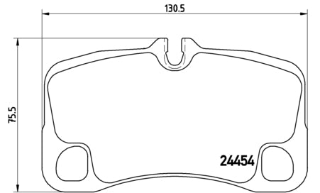 Pastiglie freno posteriori Porsche cod.p65013