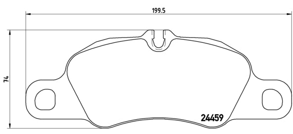 Pastiglie freno anteriori Porsche cod.p65018