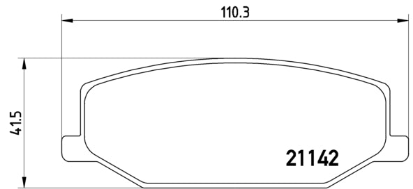 Pastiglie freno anteriori Suzuki cod.p79001