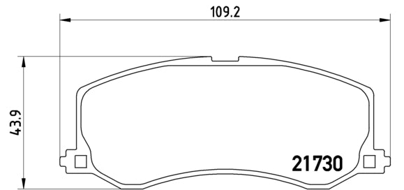 Pastiglie freno anteriori Suzuki cod.p79004