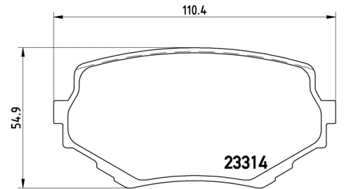 Pastiglie freno anteriori Suzuki cod.p79009