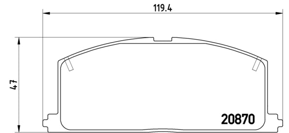 Pastiglie freno anteriori Toyota cod.p83011