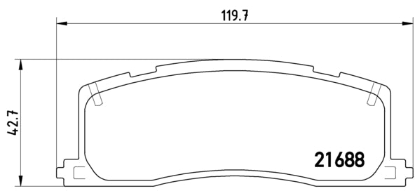 Pastiglie freno posteriori Toyota cod.p83030