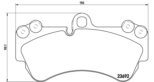 Pastiglie freno anteriori Porsche cod.p85069