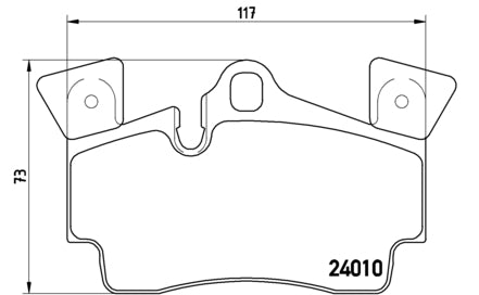 Pastiglie freno posteriori Porsche cod.p85088