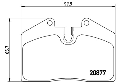 Pastiglie freno anteriori Porsche cod.p85094